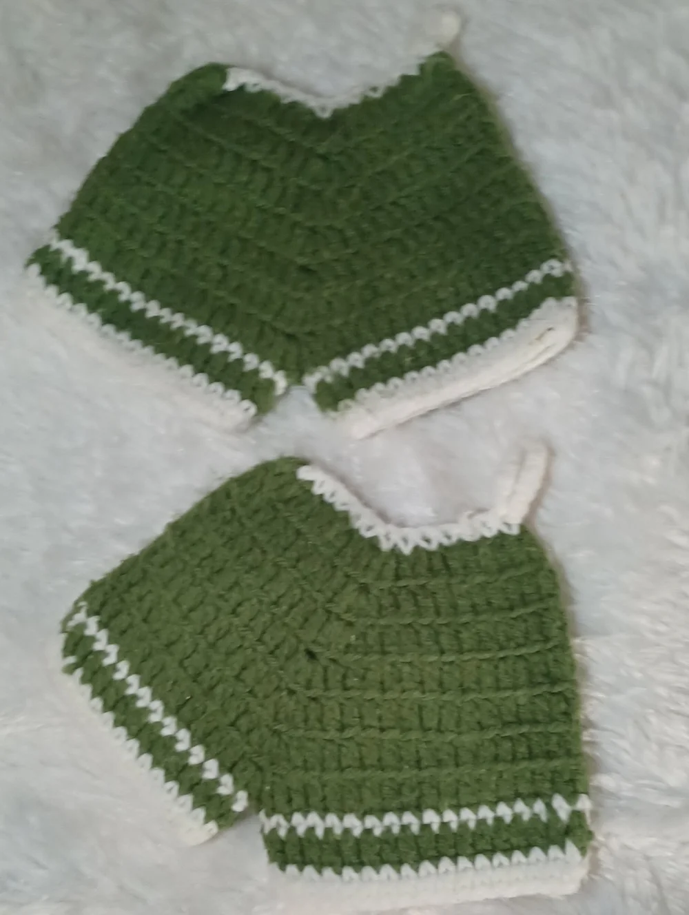 Vintage Crochet Shorts Oven Mitts(2)